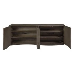 Mavericks Media Console - Gray -France and Son Store 2284 907 STR OPEN