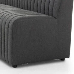 Alexander Dining Banquette - 72" Bench - Fiqa Boucle Charcoal -France and Son Store 228674 003 DET 3