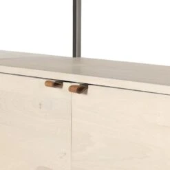 Troy Modular Wall Desk With 2 Bookcases - Dove Poplar -France and Son Store 228708 003 DET 5