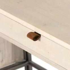 Troy Modular Wall Desk With 2 Bookcases - Dove Poplar -France and Son Store 228708 003 DET 6