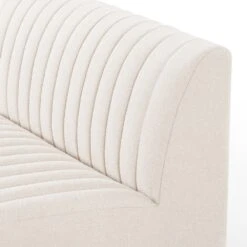 Alexander 39" Dining Banquette Bench - Capri Oatmeal -France and Son Store 228857 001 DET 1