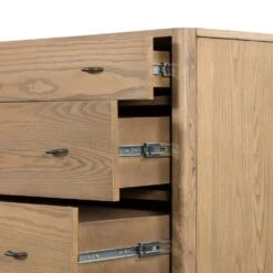Idrien 6 Drawer Dresser - Dune Ash -France and Son Store 228896 001 DET 4