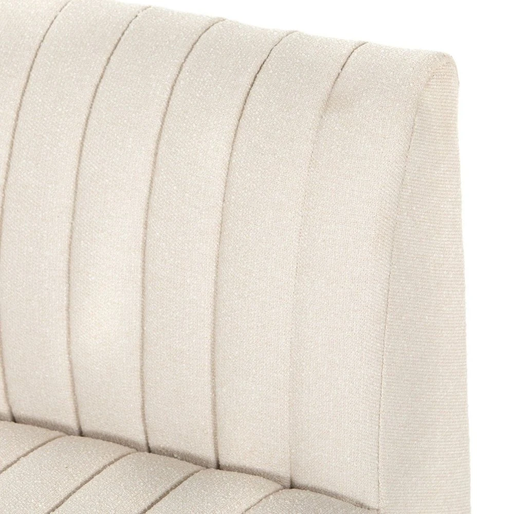 Alexander Dining Banquette - 82" Capri Oatmeal 11 Alexander Dining Banquette - 82" Capri Oatmeal - Image 9