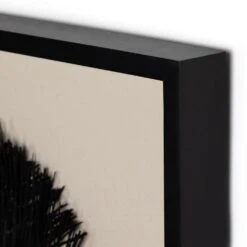 Avi Framed Seagrass Object - Black 1.5 Maple -France and Son Store 229913 001 DET 1