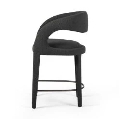 Hayes Counter Stool - FIQA Boucle Charcoal -France and Son Store 230067 041 SID 1