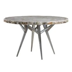 Seamount Round Dining Table - Gray