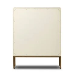 Cressida Bar Cabinet - Ivory Painted Linen 22 Cressida Bar Cabinet - Ivory Painted Linen -France and Son Store 230794 003 BCK 1