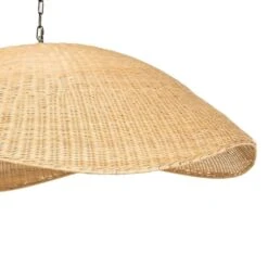 Grand Woven Rattan Pendant - Natural Rattan -France and Son Store 230938 001 DET 7