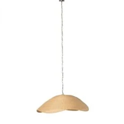 Grand Woven Rattan Pendant - Natural Rattan -France and Son Store 230938 001 FRT 1