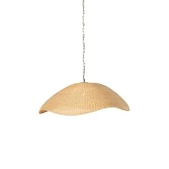 Grand Woven Rattan Pendant - Natural Rattan -France and Son Store 230938 001 PRM 2