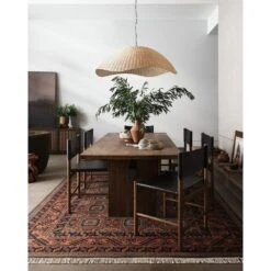 Grand Woven Rattan Pendant - Natural Rattan -France and Son Store 230938 001 ROM 2