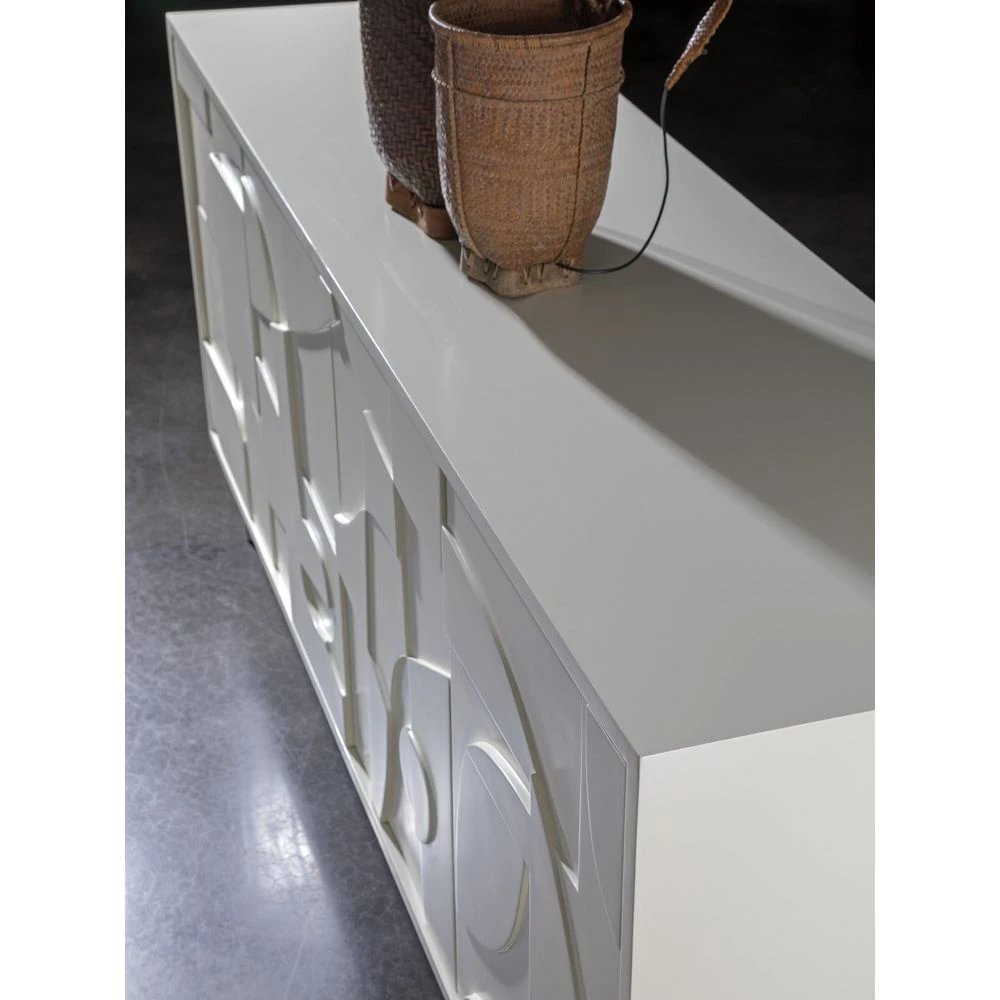 Bardo Long Media Console - White 5 Bardo Long Media Console - White - Image 3