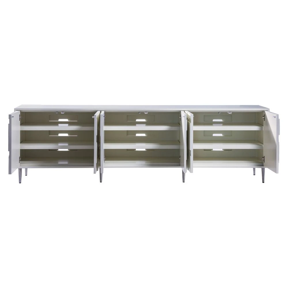 Bardo Long Media Console - White 6 Bardo Long Media Console - White - Image 4