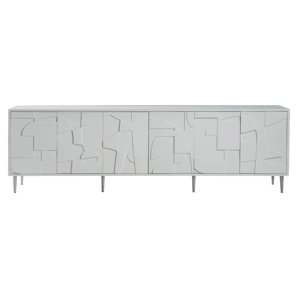 Bardo Long Media Console - White 8 Bardo Long Media Console - White - Image 6