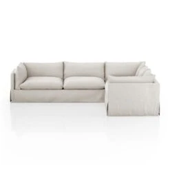 Haven Slipcover 3-Piece Sectional - Valley Nimbus - 122" -France and Son Store 231283 003 SID 1 b2c586b2 1e4b 4040 84d3 d2f4bc991201