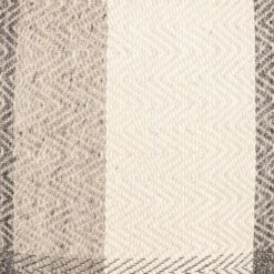 Langley Floor Cushion - Brown, Cream 15 Langley Floor Cushion - Brown, Cream -France and Son Store 231401 001 DET 2