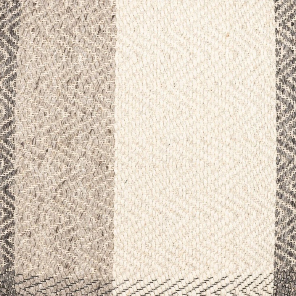 Langley Floor Cushion - Brown, Cream 6 Langley Floor Cushion - Brown, Cream - Image 4