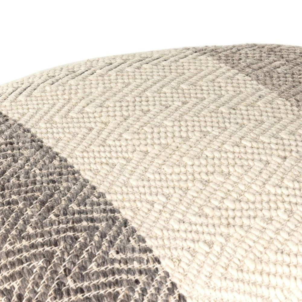 Langley Floor Cushion - Brown, Cream 8 Langley Floor Cushion - Brown, Cream - Image 6