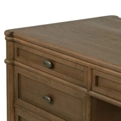 Rhett Executive Desk - Toasted Oak -France and Son Store 231890 001 DET 3