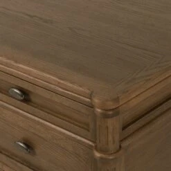 Rhett Executive Desk - Toasted Oak -France and Son Store 231890 001 DET 6
