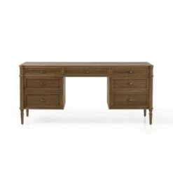 Rhett Executive Desk - Toasted Oak