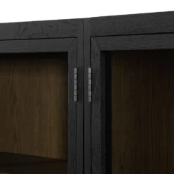 Veneto Double Cabinet - Drifted Matte Black -France and Son Store 232216 001 DET 10