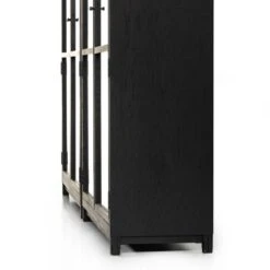 Veneto Double Cabinet - Drifted Matte Black -France and Son Store 232216 001 DET 7