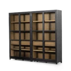 Veneto Double Cabinet - Drifted Matte Black -France and Son Store 232216 001 PRM 1 b471f8e8 d3f8 4da9 83d9 168bdaa91b30