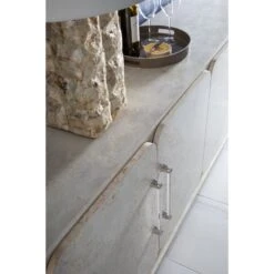 Baronet Media Console - Antiqued White 9 Baronet Media Console - Antiqued White -France and Son Store 2330 907 DET