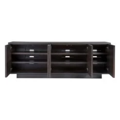 Nightfall Media Console - Mocha -France and Son Store 2332 907 STR open