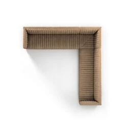 Alexander Channel Tufted 3-Piece Corner Sectional - Palermo Drift Leather - 126" -France and Son Store 234068 005 TOP 1 894a9b67 f13c 454d bfe3 d8817e83fac1