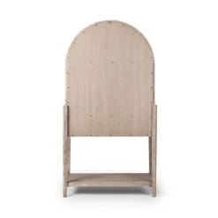 Benson Bar Cabinet - Rustic White Veneer -France and Son Store 234848 004 BCK 1