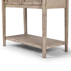 Benson Bar Cabinet - Rustic White Veneer -France and Son Store 234848 004 DET 5