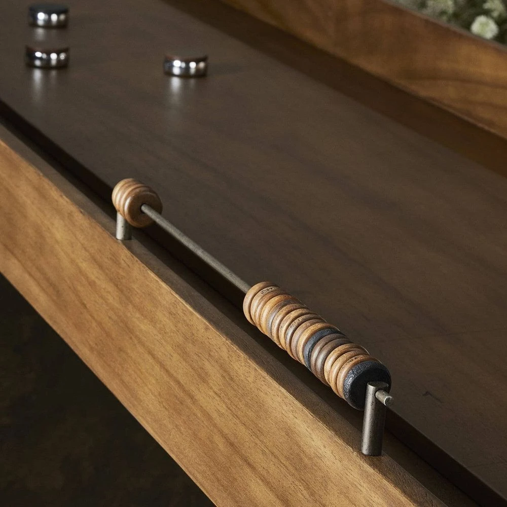Sylvestra Shuffleboard Table - Carbonized Black - Black, Grey, Brown 13 Sylvestra Shuffleboard Table - Carbonized Black - Black, Grey, Brown - Image 11