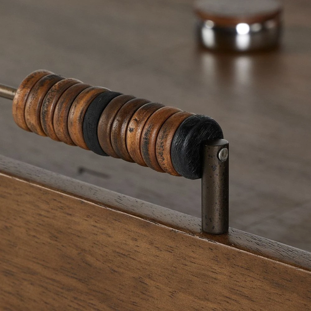 Sylvestra Shuffleboard Table - Carbonized Black - Black, Grey, Brown 6 Sylvestra Shuffleboard Table - Carbonized Black - Black, Grey, Brown - Image 4