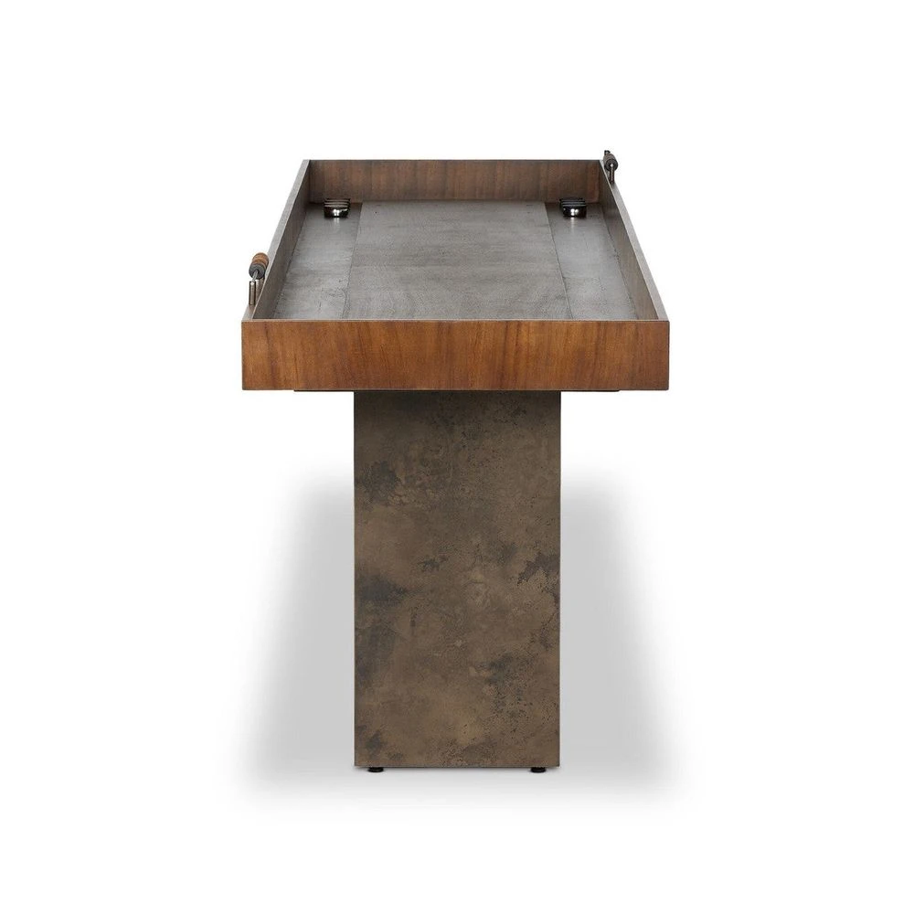 Sylvestra Shuffleboard Table - Carbonized Black - Black, Grey, Brown 14 Sylvestra Shuffleboard Table - Carbonized Black - Black, Grey, Brown - Image 12