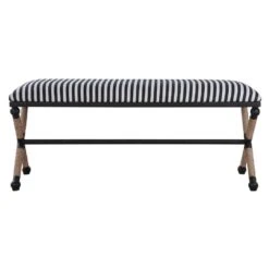 Braddock Striped Bench