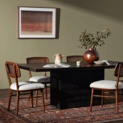 Shelby Dining Table - Vintage Brown -France and Son Store 235369 001 HOV 1
