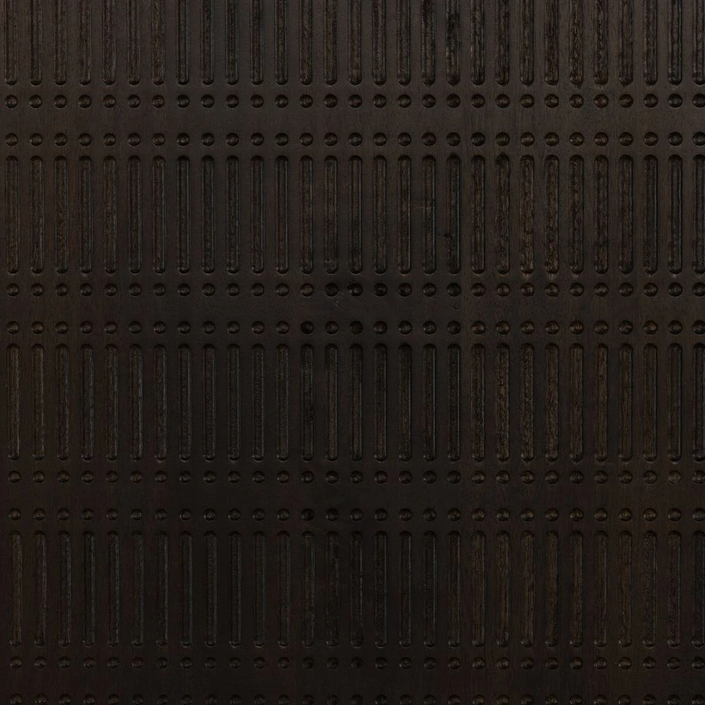 Shelby Bar Cabinet - Carved Vintage Brown 12 Shelby Bar Cabinet - Carved Vintage Brown - Image 10