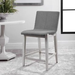 Brazos Gray Counter Stool -France and Son Store 23554 3