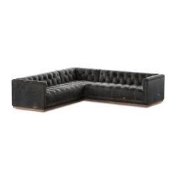 Kallum Corner Sectional - 101" Destroyed Black -France and Son Store 236166 001 PRM 1 c97343cf da06 4ba7 8f01 ff17541d8d6b