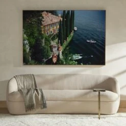 Venetian Elegance By Slim Aarons - Vertical Grain White Oak Floater -France and Son Store 236243 001 ESS 1