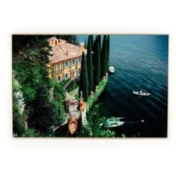 Venetian Elegance By Slim Aarons - Vertical Grain White Oak Floater