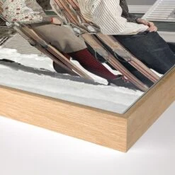 New England Skiing By Slim Aarons - 48"X48" -France and Son Store 237836 001 DET 1