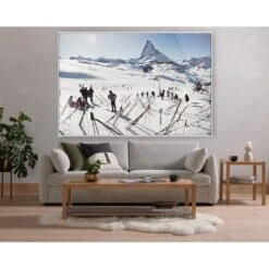 Zermatt Skiing By Slim Aarons - 72"X48" -France and Son Store 237840 001 ROM 1