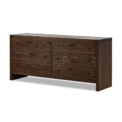 Lioran 6 Drawer Dresser - Umber Oak -France and Son Store 238221 001 PRM 1 dacda0b7 57bd 4e3e 8f03 116e72e83429