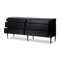Montgomery 6 Drawer Dresser - Black -France and Son Store 238632 001 OPN 1