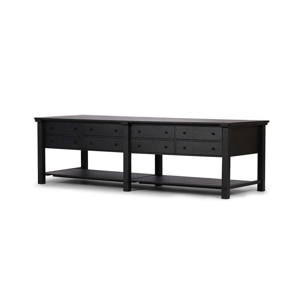 Greendale Kitchen Island - 118" - Black Oak 5 Greendale Kitchen Island - 118" - Black Oak - Image 3