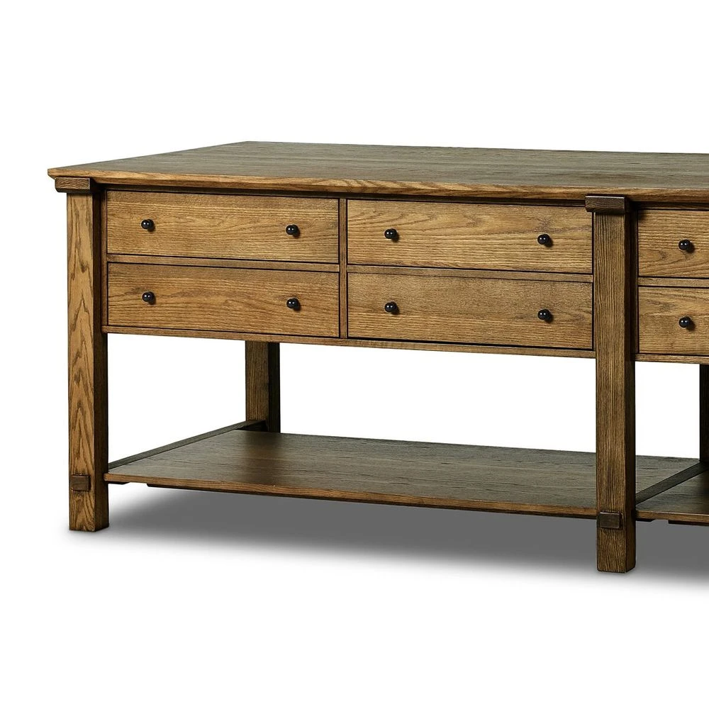 Greendale Kitchen Island - 118" - Tan Oak 12 Greendale Kitchen Island - 118" - Tan Oak - Image 10