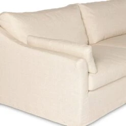 Fairview 5Pc Slipcover Sectional - Evere Creme -France and Son Store 238958 001 DET 4